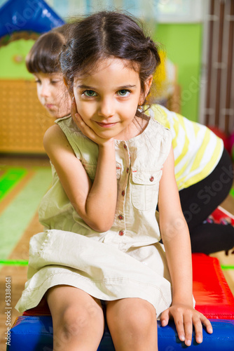 Little latino girl