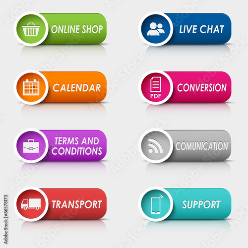 Free stylish buttons for website Free stylish buttons for website
