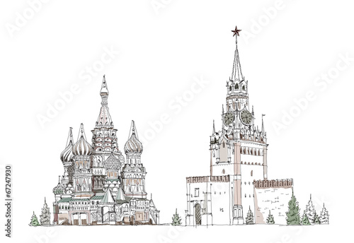 Раскраски спасская башня кремля Раскраски спасская башня кремля