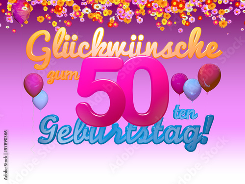 Glückwünsche Zum 50 Geburtstag