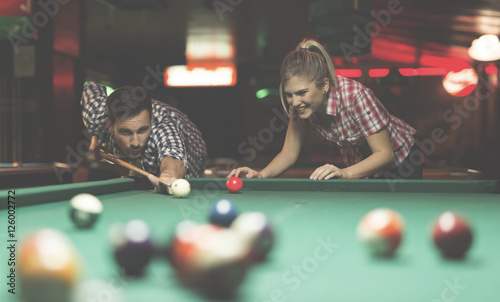 three ladies are playing billiards and having unforgettable threesome 24014 three ladies are playing billiards and having unforgettable threesome 24013