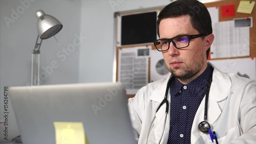 blonde man is punishing the hot doctor wearing glasses 78061 blonde man is punishing the hot doctor wearing glasses 78060