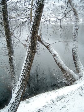 Cahors sous la neige