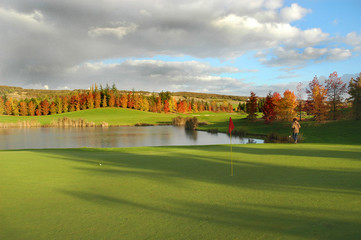 golf en automne