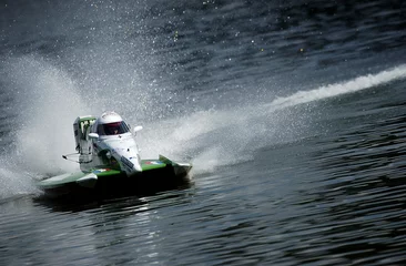 Foto auf Acrylglas Wasser Motorsport Küsten-Epinay