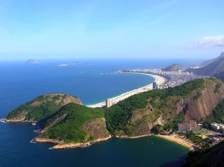Fotobehang Copacabana, Rio de Janeiro, Brazilië copacabana à rio de janeiro