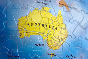 world 3d puzzle: australia