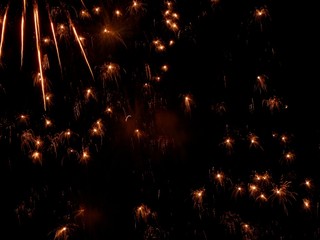 Fototapeta na wymiar popcorn fireworks