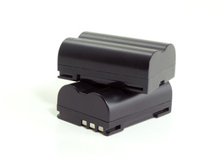 two camera batteries