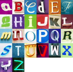 alphabet urbain