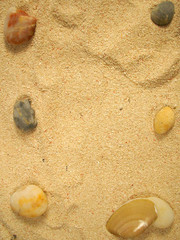sand and rocks