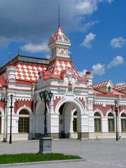 Fototapeta na wymiar railroad station