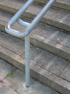 angled handrail