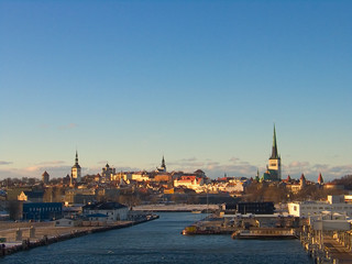 Obraz na płótnie Canvas zobacz starych Tallinn, Estonia