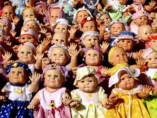 Fototapeta na wymiar dolls rynku meksykańskim