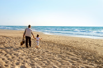 beach walk