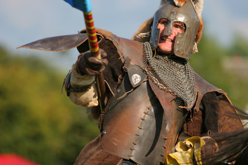 chevalier et étendard