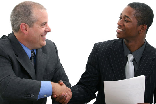  businessmen handshake