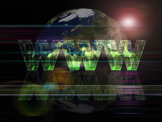 global background series- world wide web