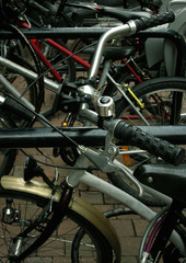 Fototapeta na wymiar bicyclettes