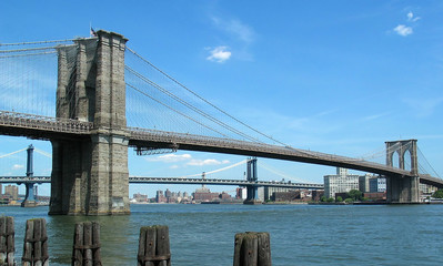 Obraz premium mosty brooklyn i manhattan