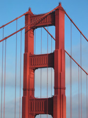 golden gate bridge tower  