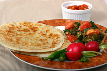 traditional indian meal