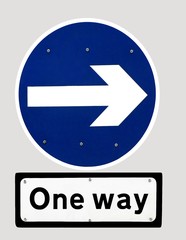 one way