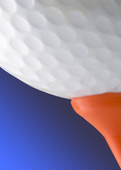 distorted golf ball