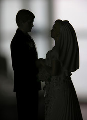 little wedding figures