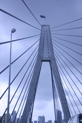 Fototapeta na wymiar mostu i miasta