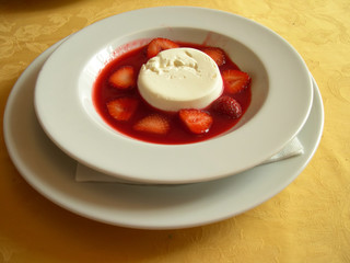 panna cota, italian dessert