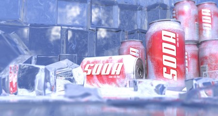 soda fridgefull