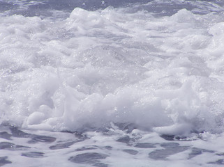 waves with foam