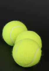 tennis ball trio