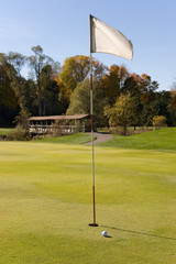 Obraz premium golf flag 02