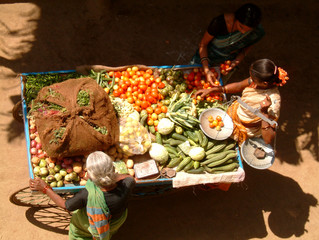 ambulant vegetable stall