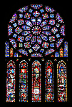 rosace et vitraux