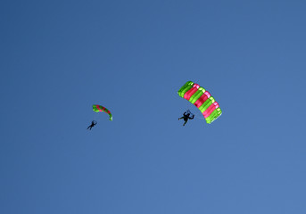 Fototapeta na wymiar skydiving