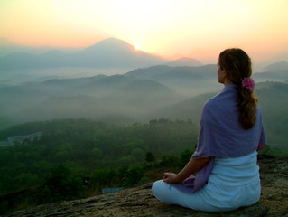 sun rising meditation - 105578