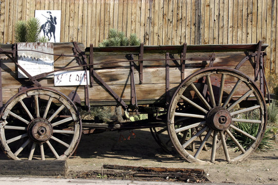 old antique wagon