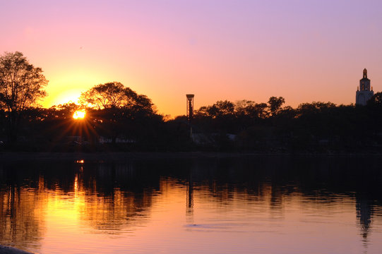 sunset one hawk 1058