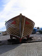 bow of boat in devon