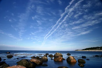 Muurstickers danish coast © jeancliclac
