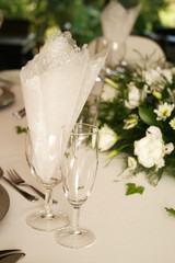 champagne glasses