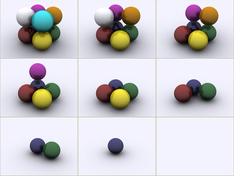 spheres in colors