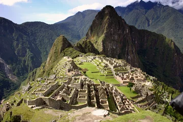 Crédence de cuisine en verre imprimé Machu Picchu machu picchu