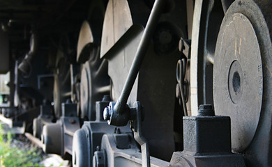 dampflok raeder [steam engine wheels]