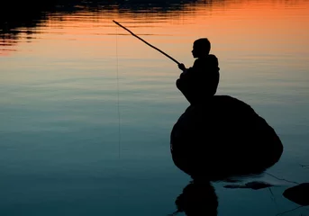 Fotobehang fishing © Yanik Chauvin