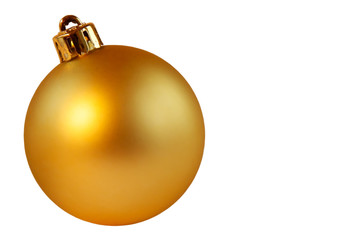gold christmas ball - Powered by Adobe